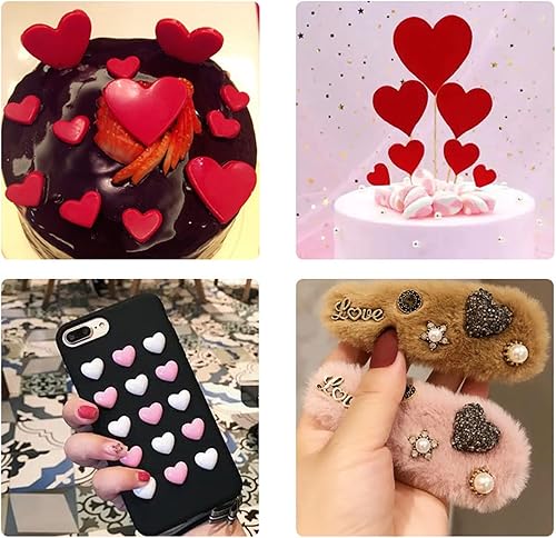 Miniatura 7 de 2 moldes de silicona con forma de corazón, molde de joyería de fundición en forma de corazón para hacer aretes y proyectos de manualidades