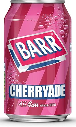 Barr Cherryade Cans, 24 x 330 ml