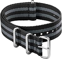 Archer Classic Military Nylon Watch Straps - Durable Waterproof Bands, 18-24mm, Mil-Spec Buckle