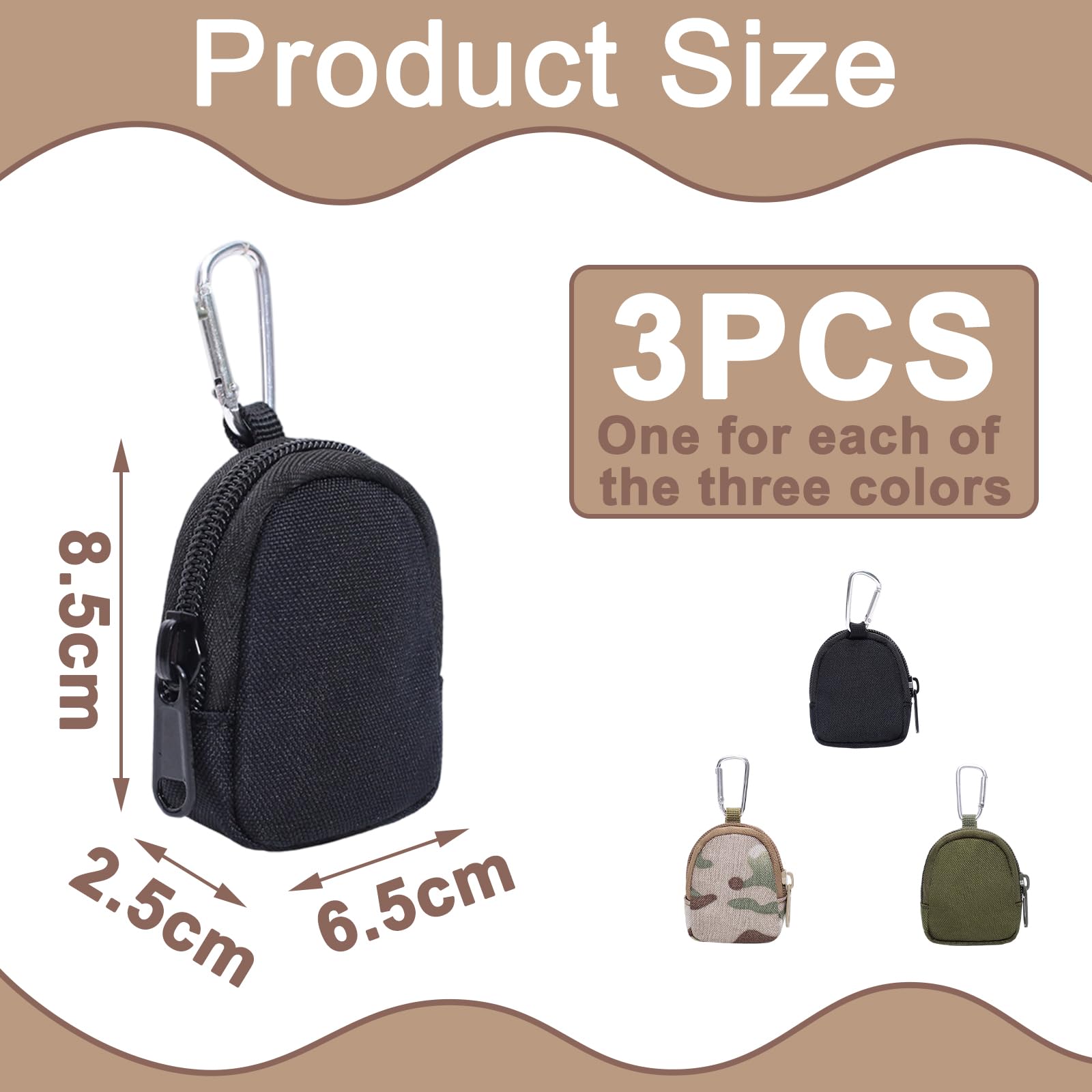 iuiiaii 3 PCS Small Dog Treat Pouches - Image 2