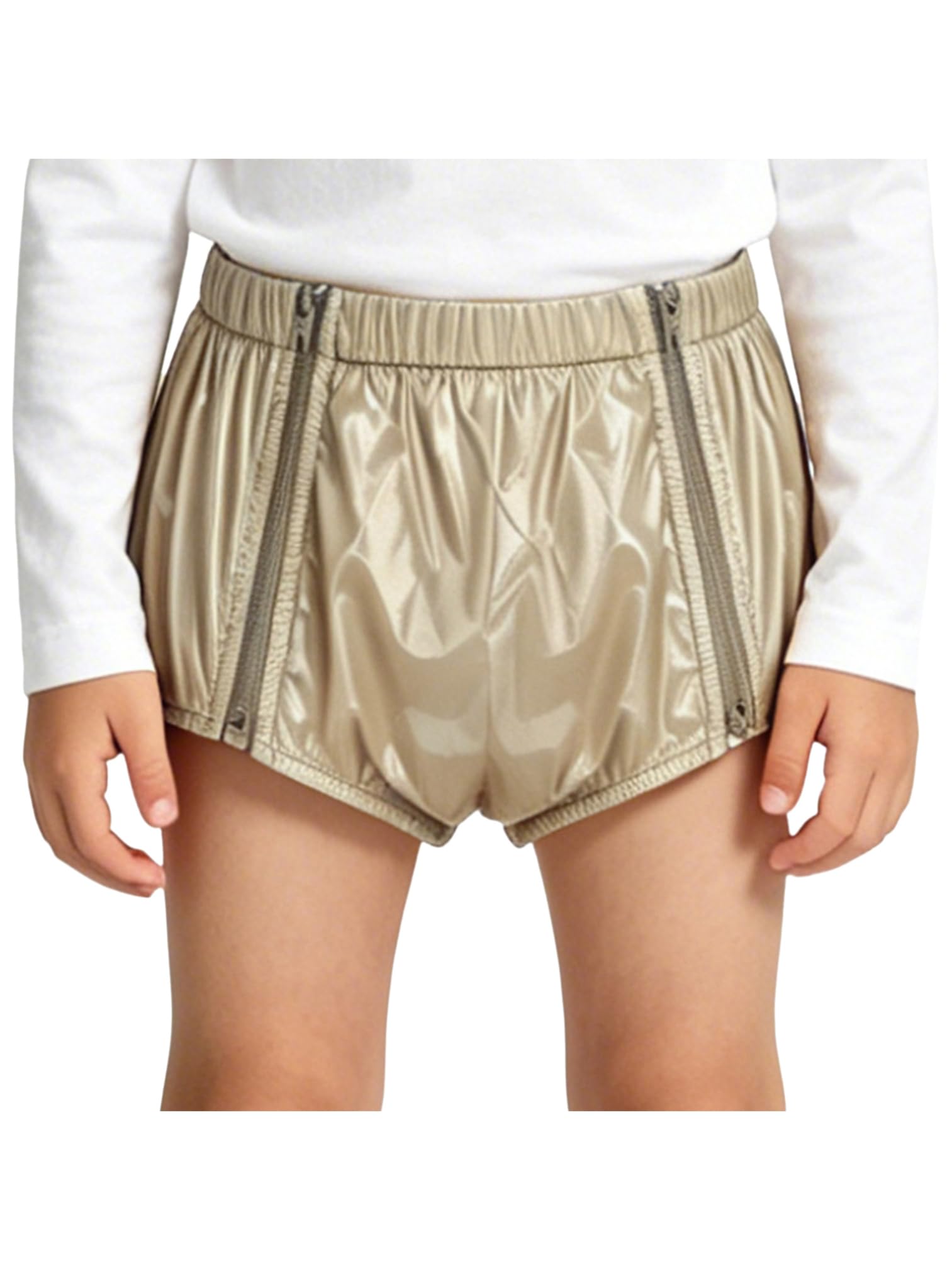 Agoky Swim Nappy for Special Needs Older Kids Washable Reusable Incontinence Diaper Cover for Swimwear Pool Party Khaki 15-16 Years