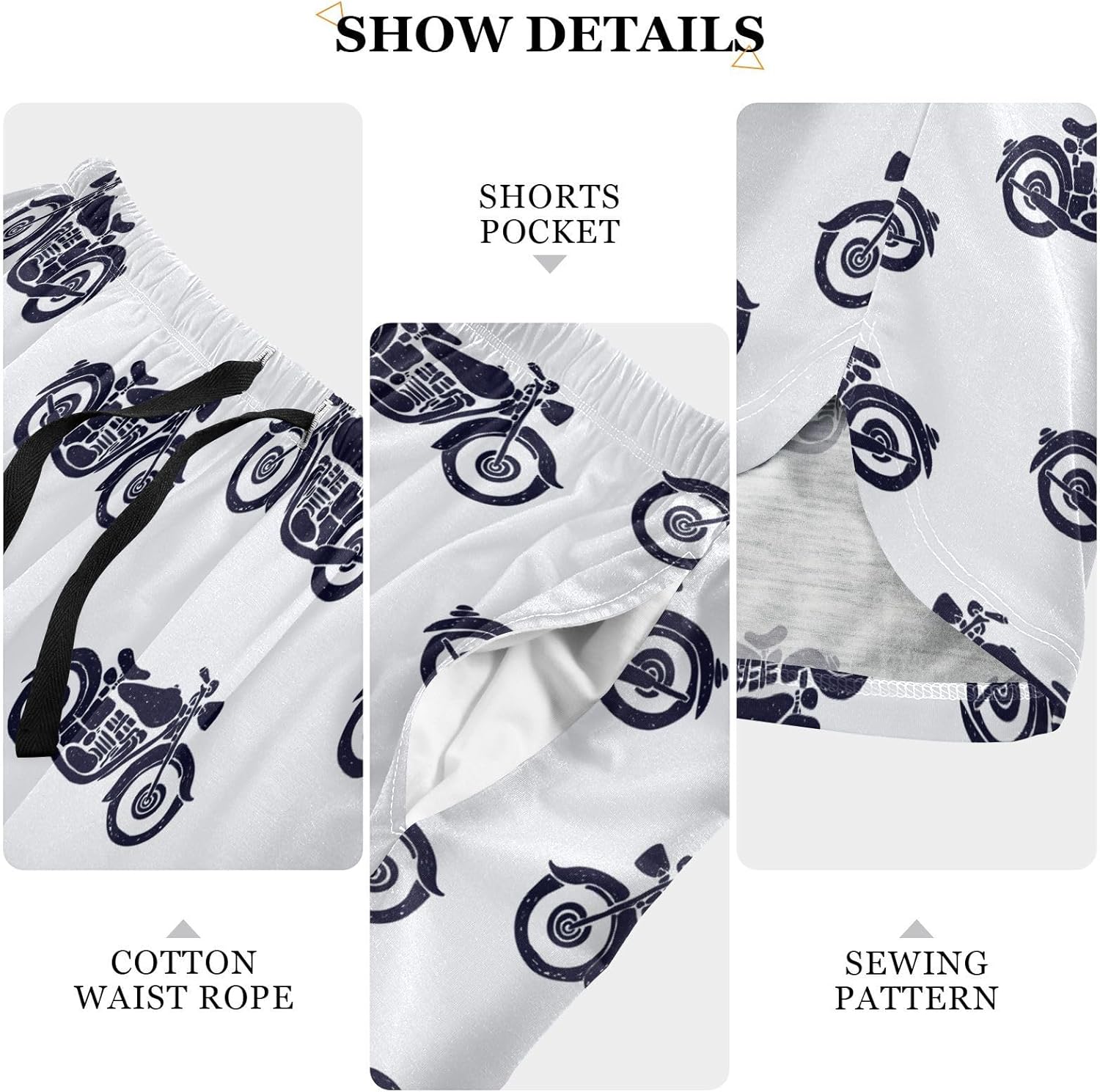 Pajama Shorts for Women Summer Pj Pants with Pocket Pjs Bottoms Sleep Shorts - Image 4