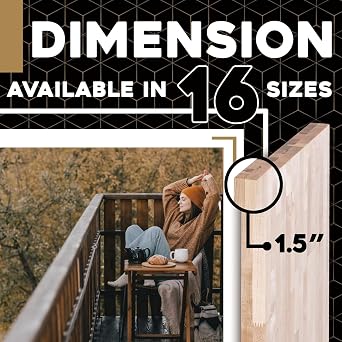 DuraSteel 30x48 Butcher Block Countertop - Maple Solid Wood Workbench for Kitchen, Restaurant, Cabinet, Desk Top, Wood Board, Large Counter Cutting Island Long, Bakery Worktable Dough - Table Top Only