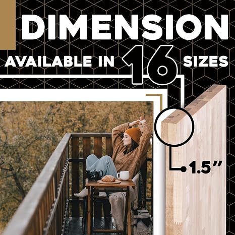 DuraSteel 30x48 Butcher Block Countertop - Maple Solid Wood Workbench for Kitchen, Restaurant, Cabinet, Desk Top, Wood Board, Large Counter Cutting Island Long, Bakery Worktable Dough - Table Top Only