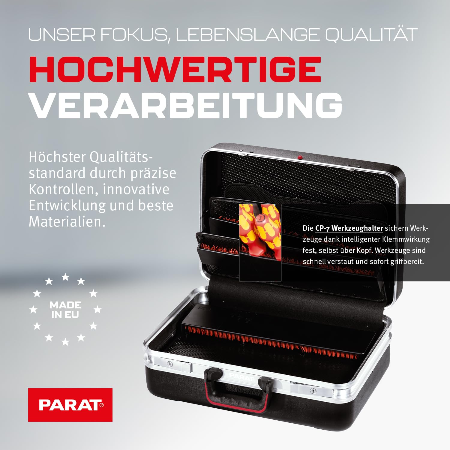 PARAT CLASSIC Plus CP-7 | Werkzeugkoffer leer gross | Werkzeugkasten leer