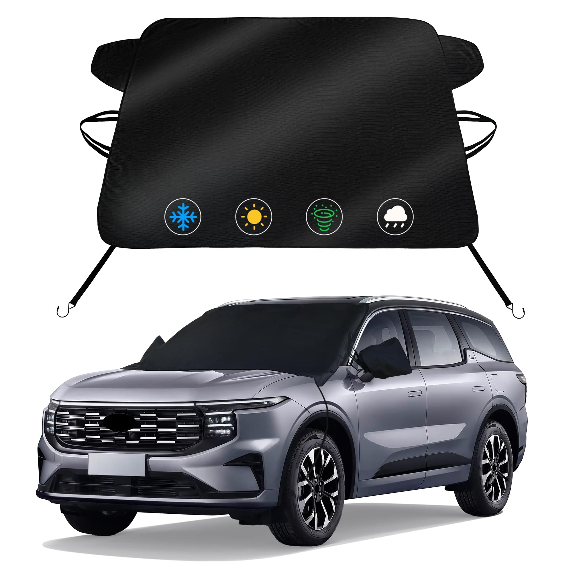 Windshield Cover for Ice &amp; Snow for Ford Edge 2015-2022 2023 2024