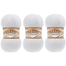 Alize Angora Gold Yarn 20% Wool 80% Acrylic Lot of 3skn 300gr 1805yds Thread Crochet Hand Knitting Turkish Yarn 55
