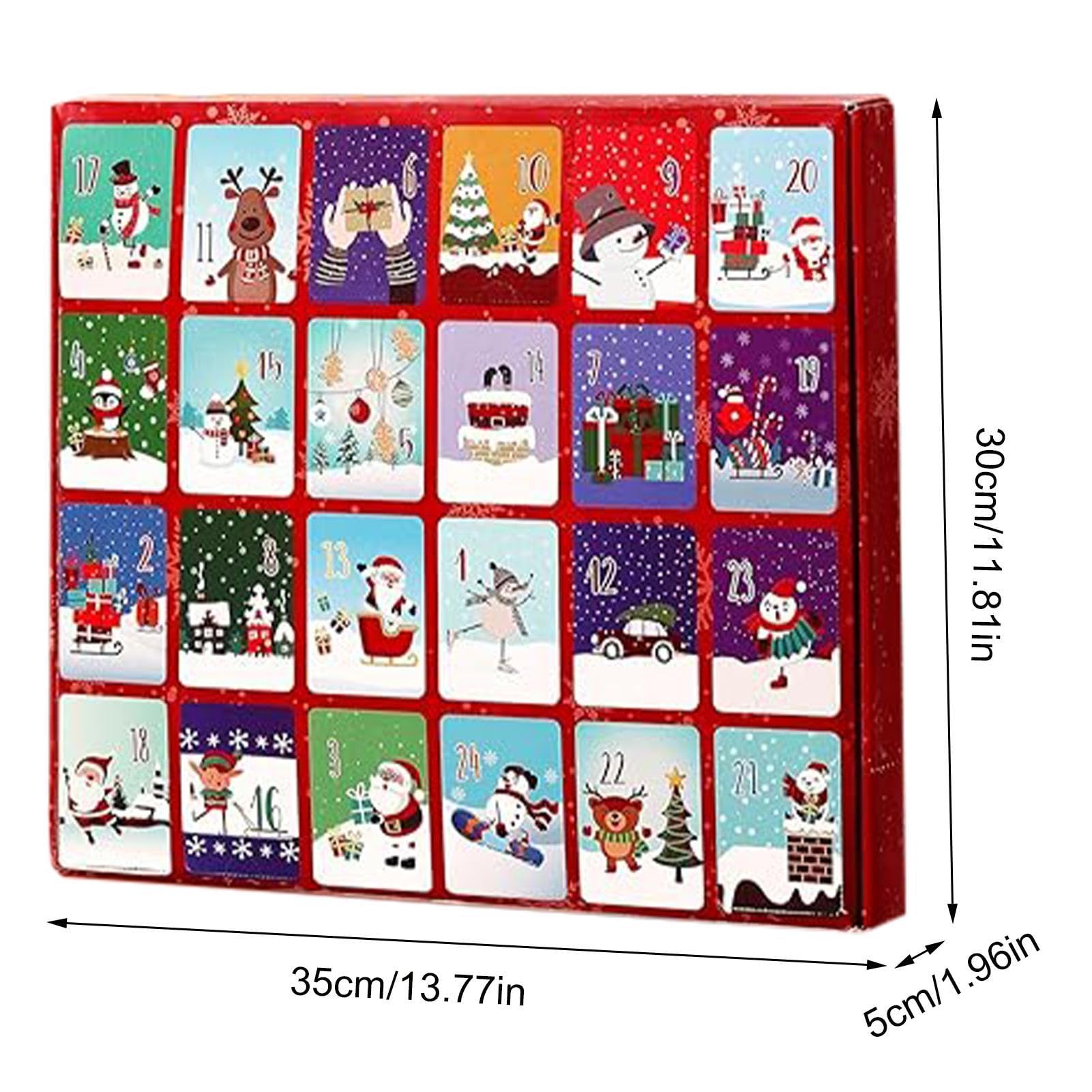 Calcetines Navidad Cuenta Regresiva,Calcetines Calendario De Adviento | Calendario de cuenta regresiva navideña de 24 días, juego de calcetines