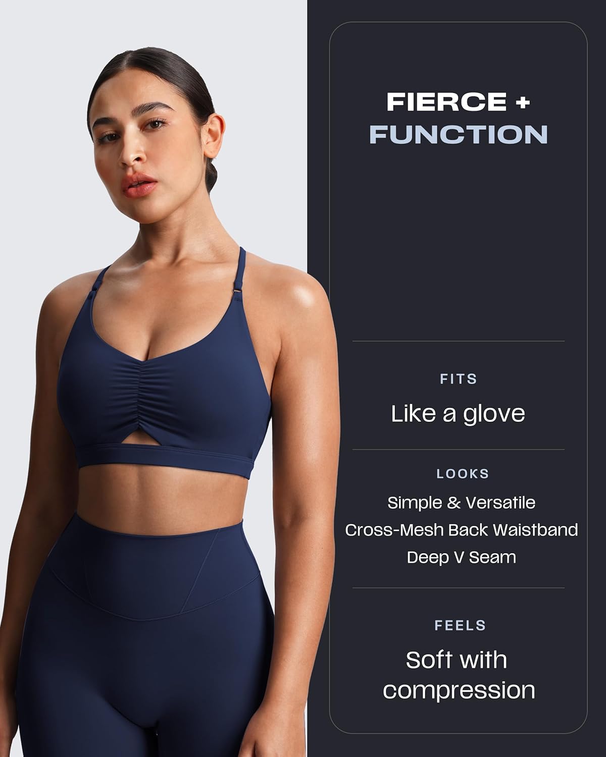 Aoxjox Women's Workout Velura Biker Shorts High Waisted Hidden Scrunch PlushFlex™ Athletic Yoga Short 6" - Image 3