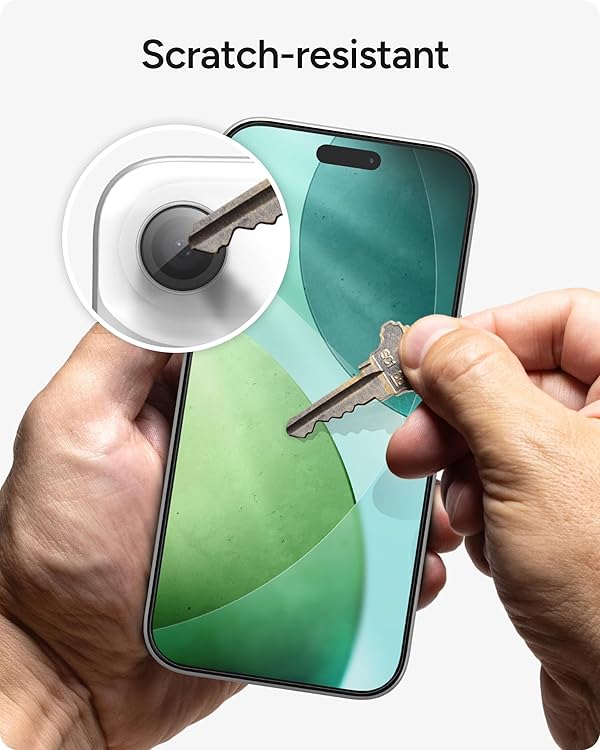 ZAGG Glass+ Screen & Camera Lens Protection for iPhone Air - Impact & Shatter Protection, Full Coverage Scratch & Smudge-Resistant Tempered Glass, Anti-Reflective Camera Lens Protector by ZAGG - Image 4