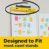 Vista 2 de Post-it Rotafolios Superadhesivos para Caballete, 25 x 30 Pulgadas, 30 Hojas/Rotafolio, 6 Rotafolios, Papel Premium Blanco Autoadhesivo de Alta