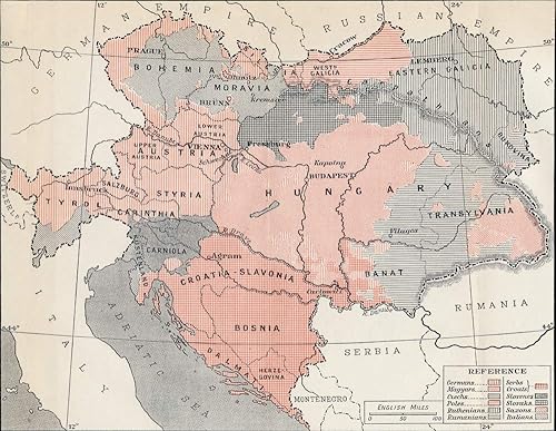 Posterazzi DPI1862969 Mapa de Austria-Hungría en 1878. del libro Europa en el siglo XIX una historia de esquema, impresión fotográfica publicada en