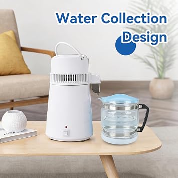 4l Distiller Water Container, Glass Multipurpose Filtered Water Pitchers 1 Gallon Glass Pitcher for Home Drinking Beauty and Skincare