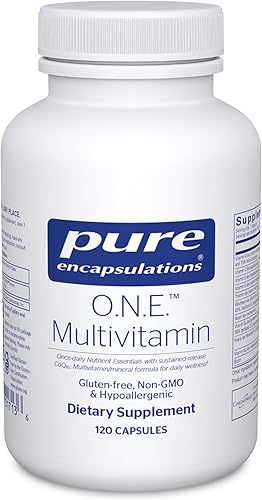 Pure Encapsulations ONE Multivitamínico Multivitamínico una vez al día con complejo antioxidante metafolina CoQ10 y luteína para apoyar la visión