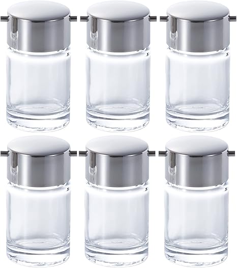 Amazon Co Jp アデリア 調味料入れ 丸型 70ml 丸型 ラー油入れ 6個セット 日本製 F ホーム キッチン