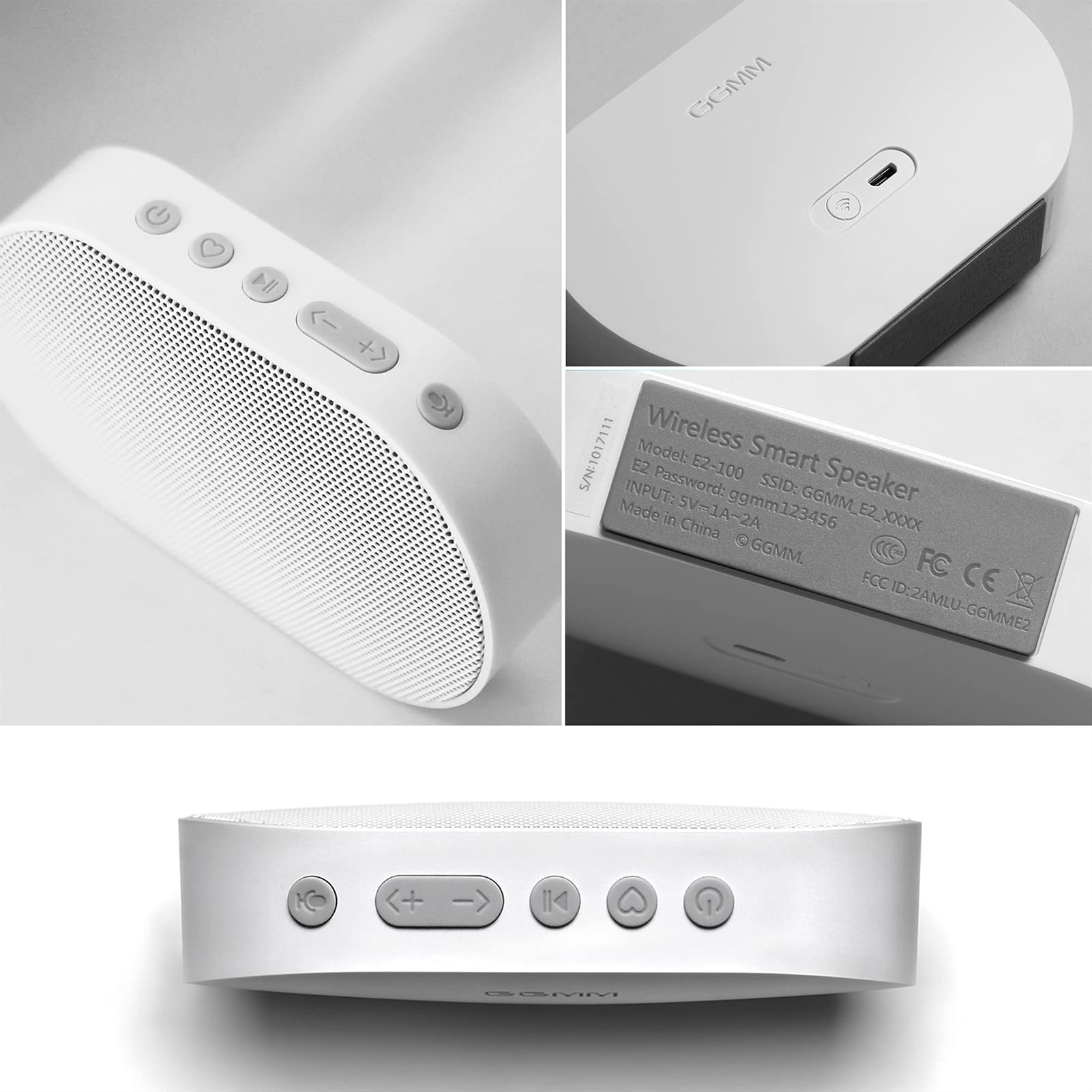 Głośniki komputerowe Przenośny głośnik Bluetooth Inteligentny głośnik Wi-Fi Głośnik 10W Dźwięk stereo 15H Odtwarzanie mikrofonu zestawu głośnomówiącego Zewnętrzna kolumna Komputer Monitor PC Głośniki