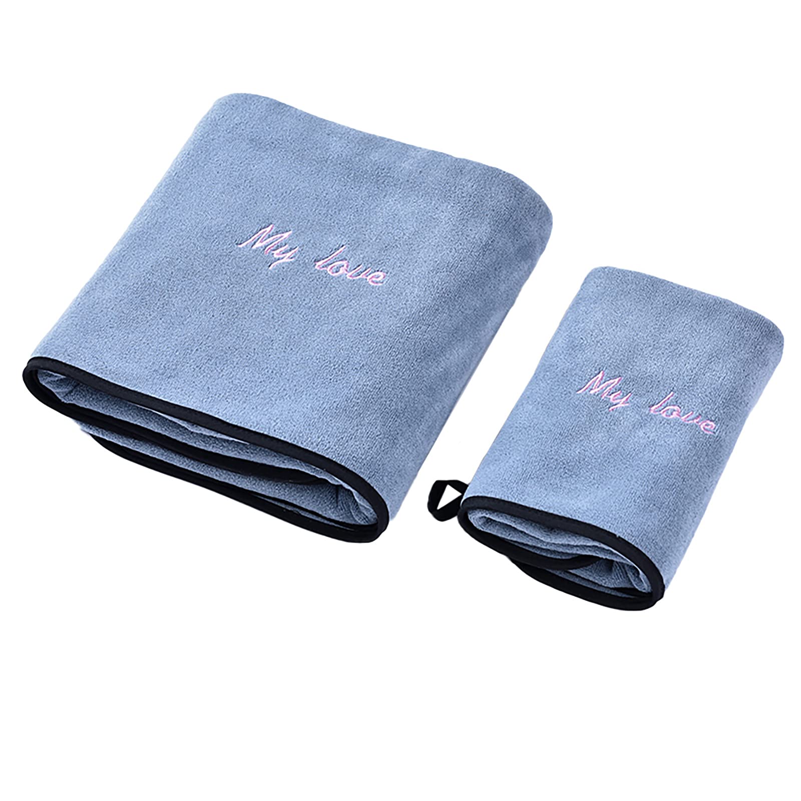 Ensemble de serviette de bain haut de gamme ultra douce blanche