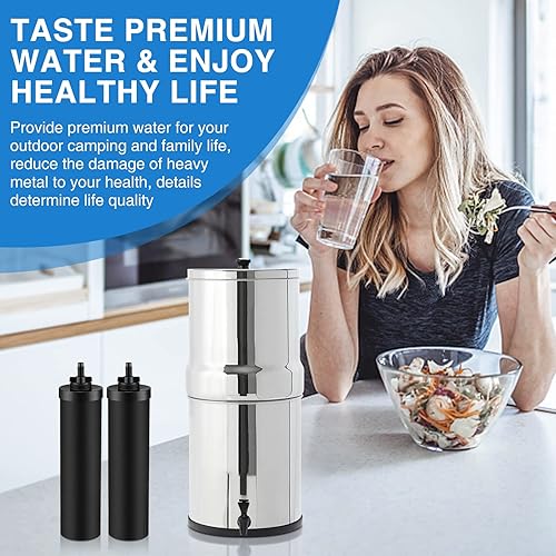 Miniatura 6 de Filtro de agua de repuesto compatible con el sistema de filtro de agua Berkey filtro BB9-2 de repuesto compatible con Berkey Big Light Imperial