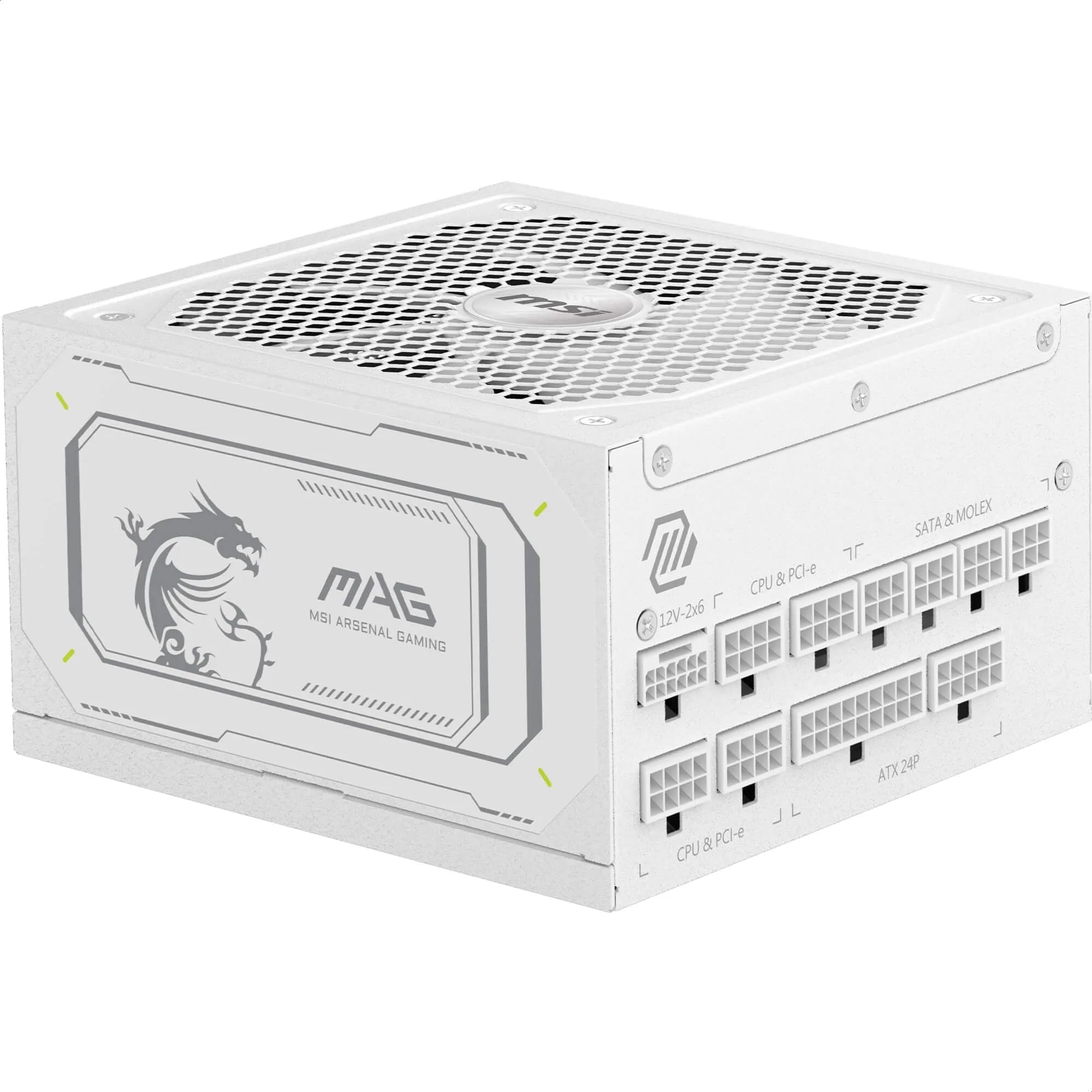 Amazon | MSI MAG A1000GL PCIE5 WHITE PC電源ユニット 1000W ATX3.1