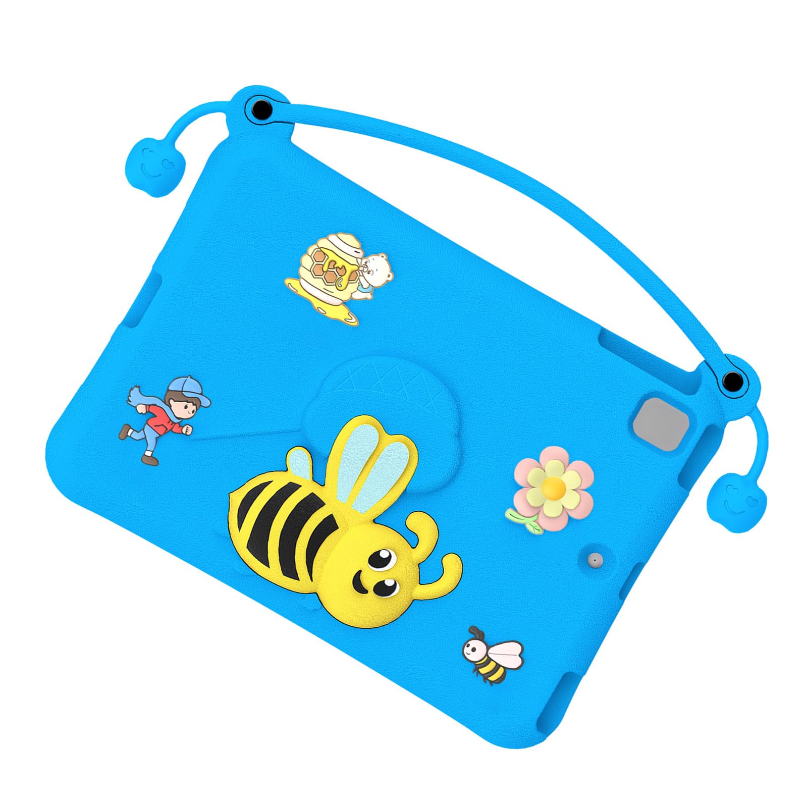 Ejoyous Custodia Protettiva Custodia Protettiva in EVA con Supporto per 10.2 10.5, per Tablet Lavabile Antiurto, Copertura Completa Leggera per la Visualizzazione della Scuola a Casa dei Bambini