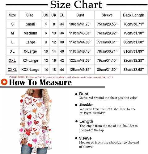 Miniatura 3 de Camisas para el día de San Valentín para mujer, diseño de corazón rojo, diseño de amor, suéter largo, a la moda, blusas de San Valentín