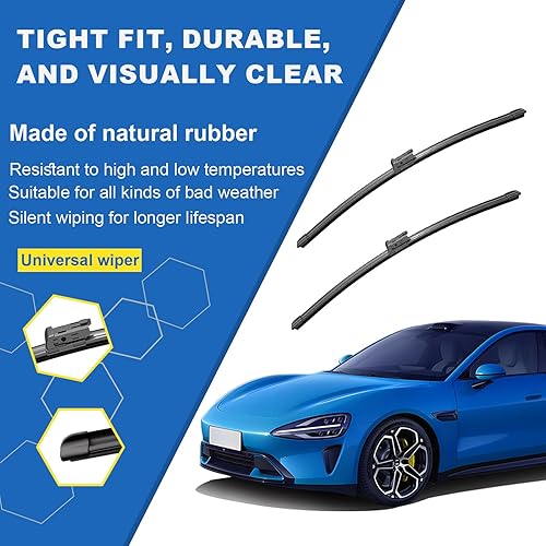 Miniatura 4 de 2 limpiaparabrisas para Chevrolet Silverado 2014-2018modelos GMC Sierra 2014-2018, calidad original de equipo original (22 + 22 pulgadas, paquete de