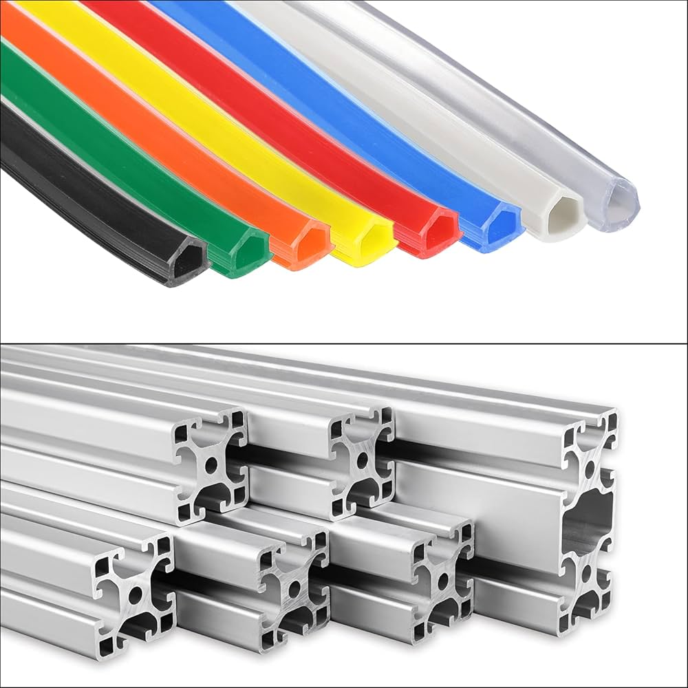 アルミプロファイルスロットカバーフラットシール 6M 6 mm 1個 アルミプロファイルスロットカバーフラットシール 6M 6 mm 1個