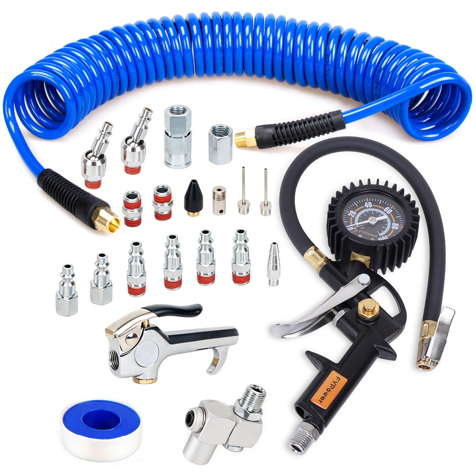 FYPower Air Compressor Kit - 22 Pieces -1