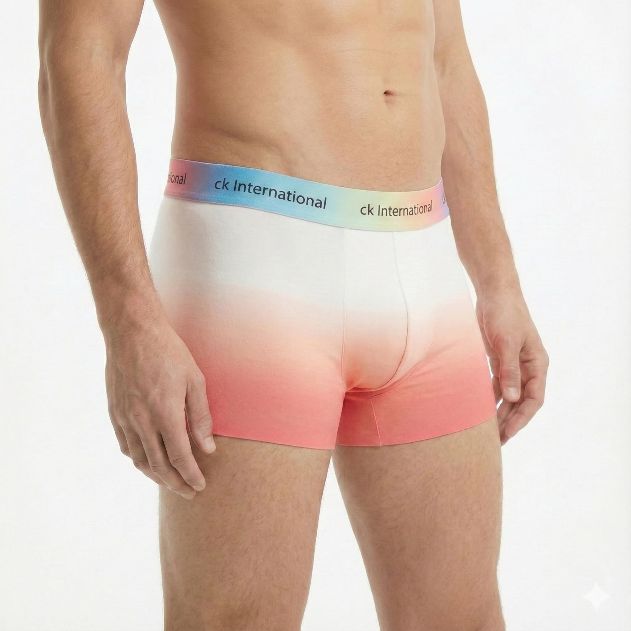 Men's Innerwear Modal Shaded StretchableTrunk Boxer Brief Breathable Underwear,Multicolor Printed for Man Combo Pack of - 2-image-33