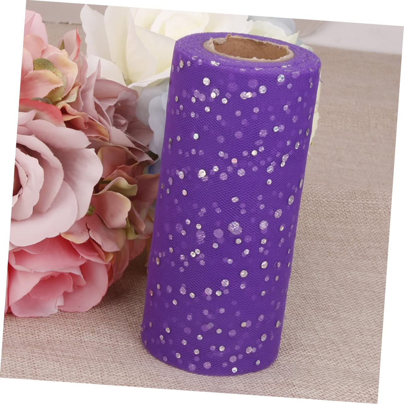 SHINEOFI Rouleau De Tulle À Paillettes 3 Pièces 1 8 M X 22 9 M Décoration De Banquet De Mariage Jupe Tutu Décoration De Fête De Mariage