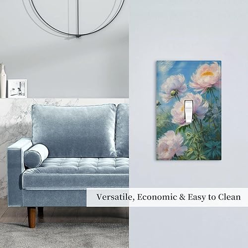 Miniatura 8 de Decorativo Arte Interruptor de Luz Cubiertas de Pintura al óleo Estilo Flores Placa de Pared de Interruptor de Interruptor Decorativo Placa de