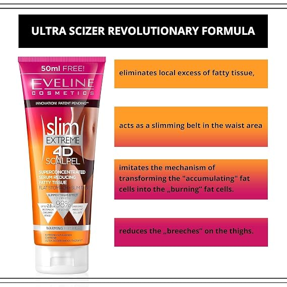 Slim Extreme 4D Scalpel Super Concentrated Serum Reducing Fatty Tissue