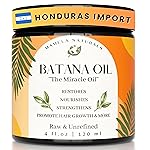 Raw Batana Oil for Hair Growth - Pure & Unrefined Dr Sebi Batana Hair Mask from Honduras for Thicker & Stronger Hair - 4oz - Natural Hair Growth Oil - Aceite de Batana - All Hair Types