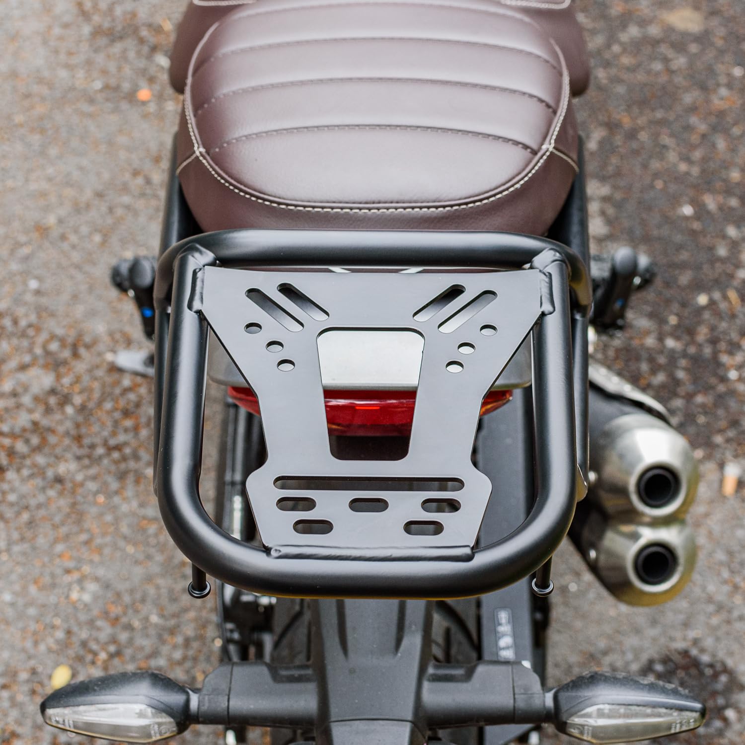 Motorrad Gepäckträger für Speed 400 Scrambler 400 x 2024 2025 2026 Hinten Gepäckbrücke Soziushaltebügel Haltegriff