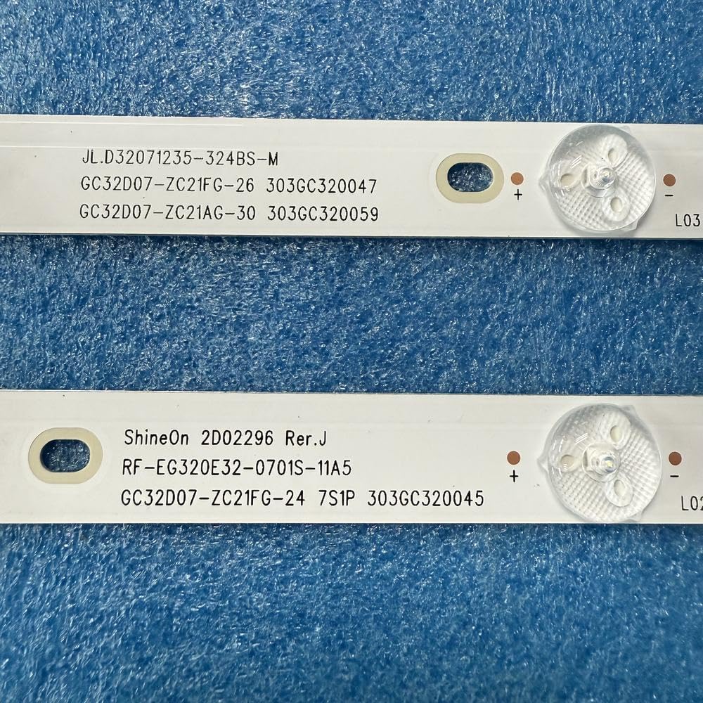 Tira De LED for Iluminación Trasera Compatible Fit For Samsung UN32J4002 UN32J4002AF ELEFW328 LE-32GJL4-B3 BOEI320WX1-01 PLDED3273A-F 303GC320047(2 set For 2 TV)