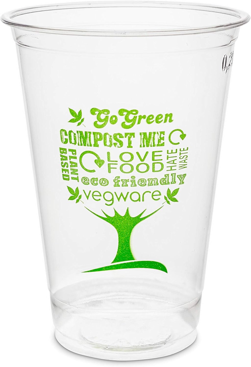 bicchiere di plastica per l'acqua