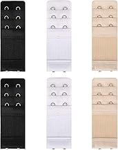 ISIYINER Extensor de Sujetador 6 Piezas Tirantes y Alargador del Sujetador Antideslizantes Accesorios para Sujetador 3 Filas 2 Ganchos, 3 Colores