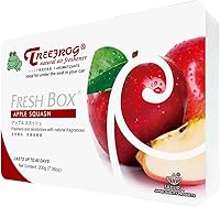 Vista 2 de Aroma de calabaza de manzana, 4 paquetes, ambientador de coche de rana de árbol