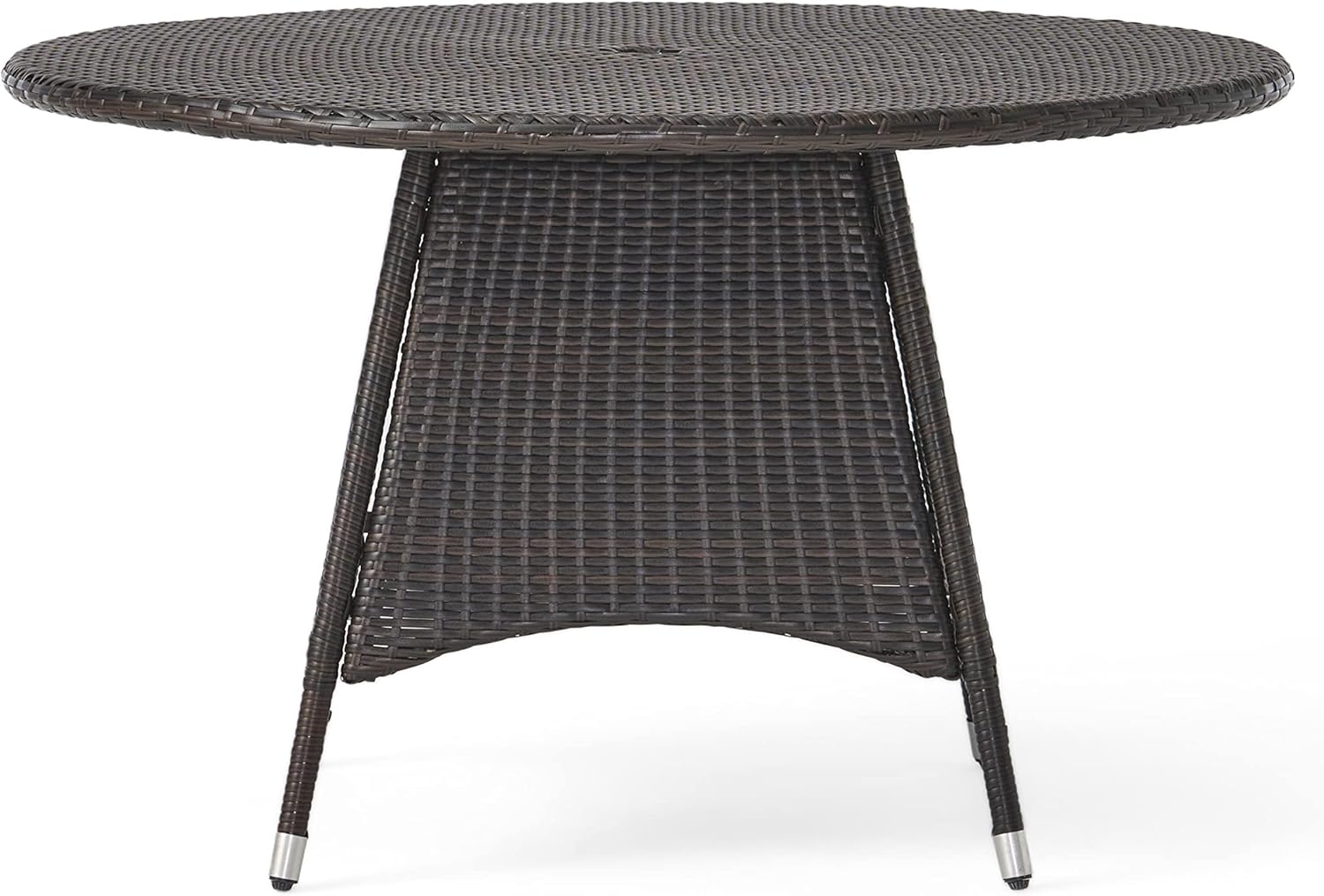Amazon.com : Christopher Knight Home Corsica PE Round KD Dining Table, Multibrown : Patio, Lawn ...