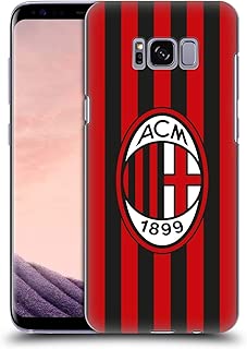 Official AC Milan Home 2018/19 Crest Kit Hard Back Case Compatible for Samsung Galaxy S8 - coolthings.us