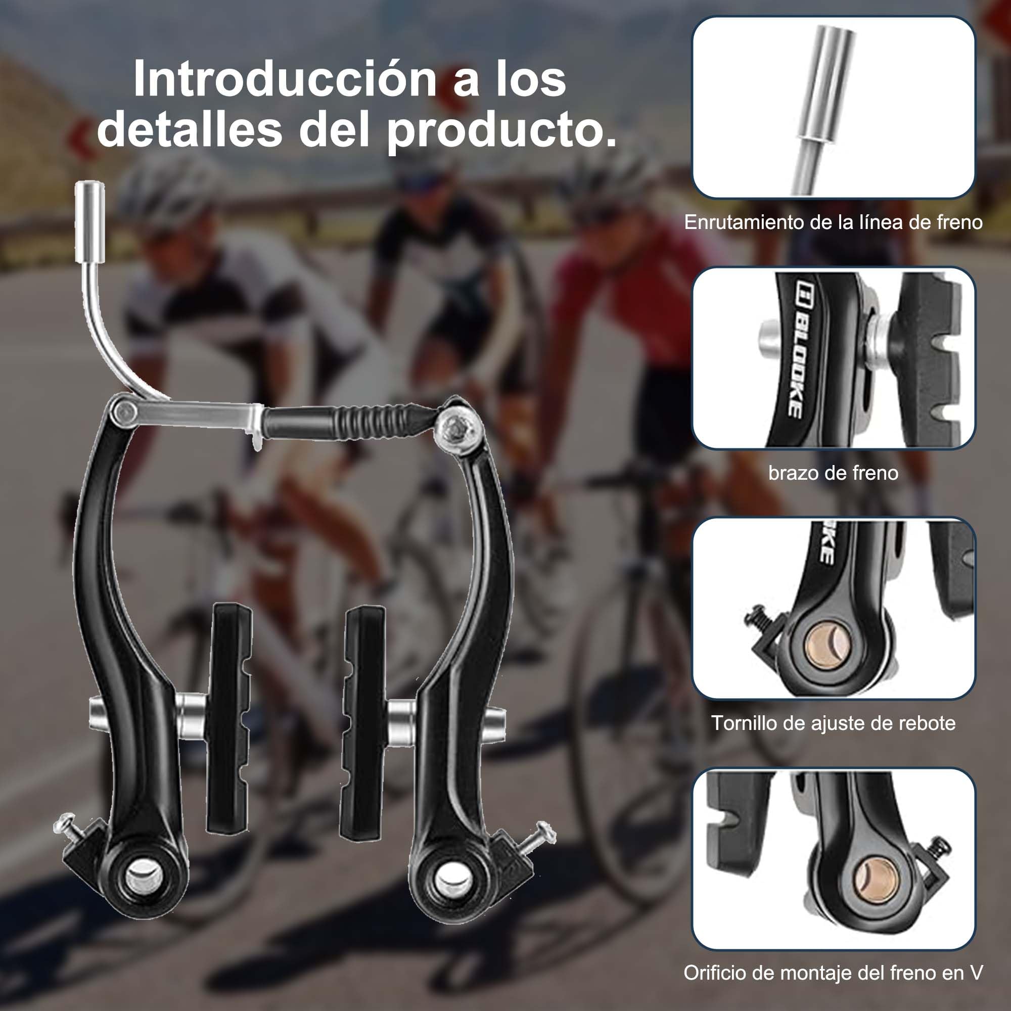 Demonte Pneu Velo Kit Freins VTT Complet Boao Freins Hybrides