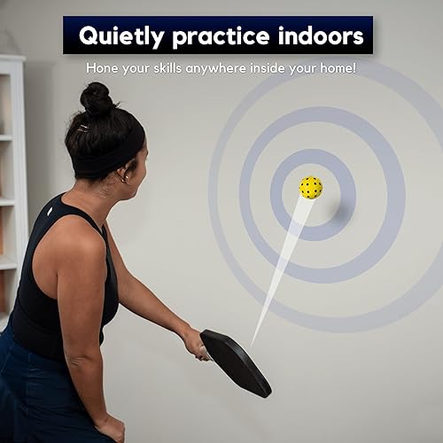 Miniatura 5 de Pelotas de pickleball silenciosas Soft Strike - El mejor juego de espuma silenciosa para la práctica de pickleball en interiores y exteriores. Bolas