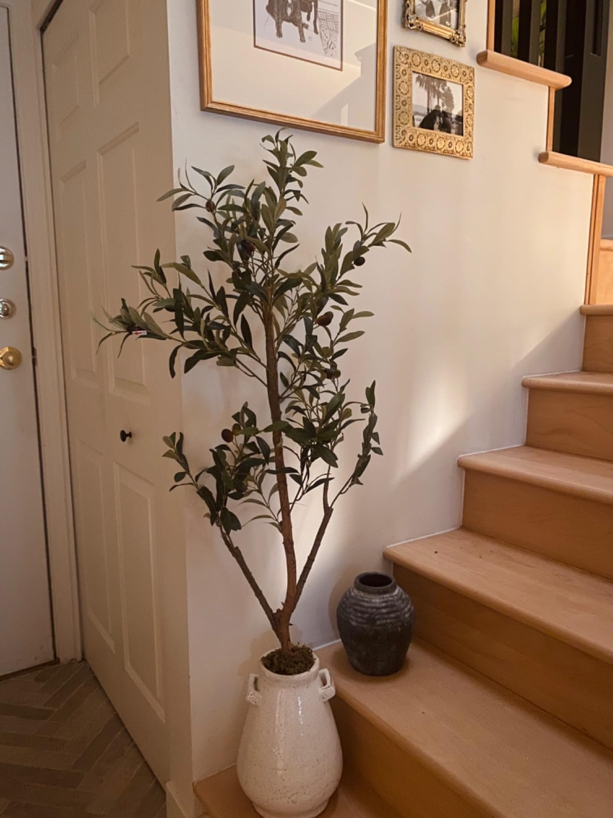 Buy Kazeila Artificial Olive Tree 4FT Tall Faux Silk Plant for Home ...