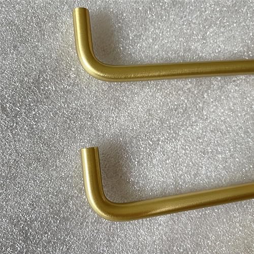 Miniatura 10 de BWRMHME Juego de 2 tiradores modernos de latón macizo para gabinetes, pomos de gabinete de cocina, cómoda, puerta, cajón, accesorios para gabinetes