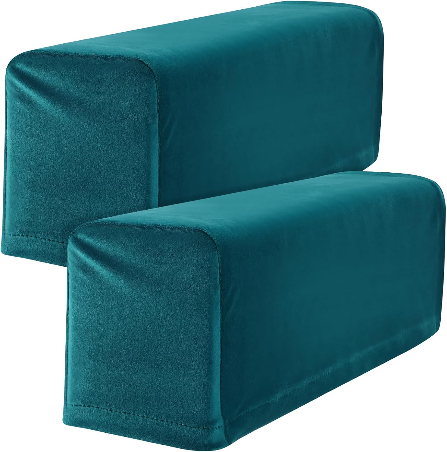 BESPORTBLE Sofa Armrest Cover 2pcs Velvet Soft Sofa Arm Slipcovers
