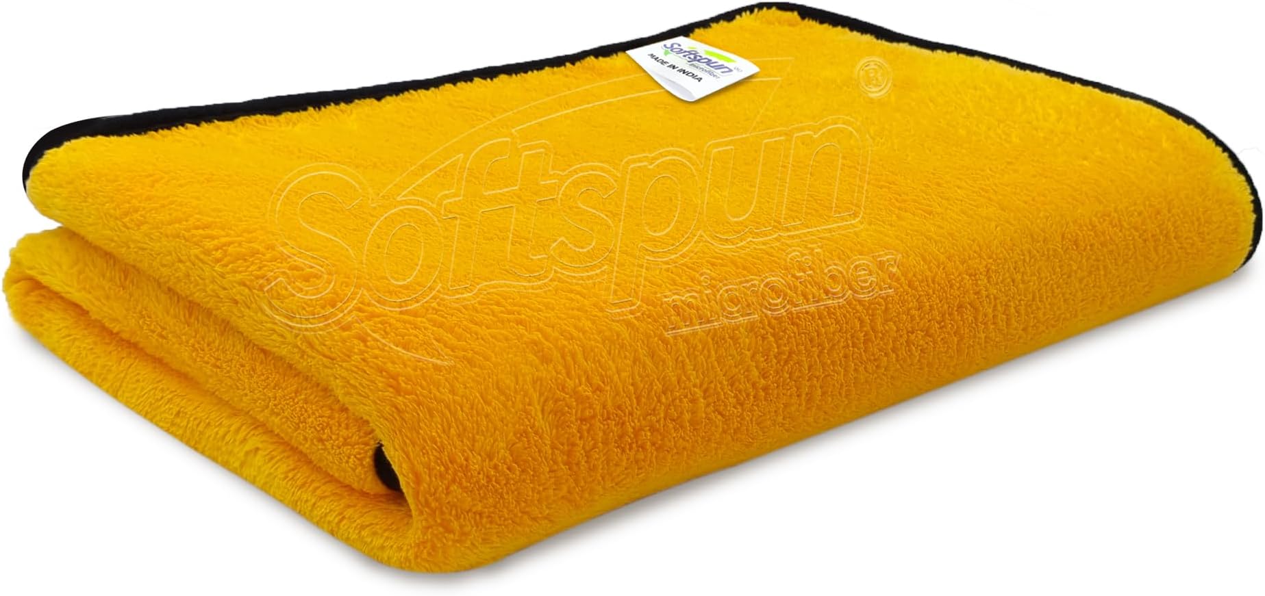 SOFTSPUN Microfiber Bath Towel 1 pc Orange! Ultra Absorbent Super Soft & Comfortable Quick Drying for Men & Women Daily Use Extra Large Size Unisex.