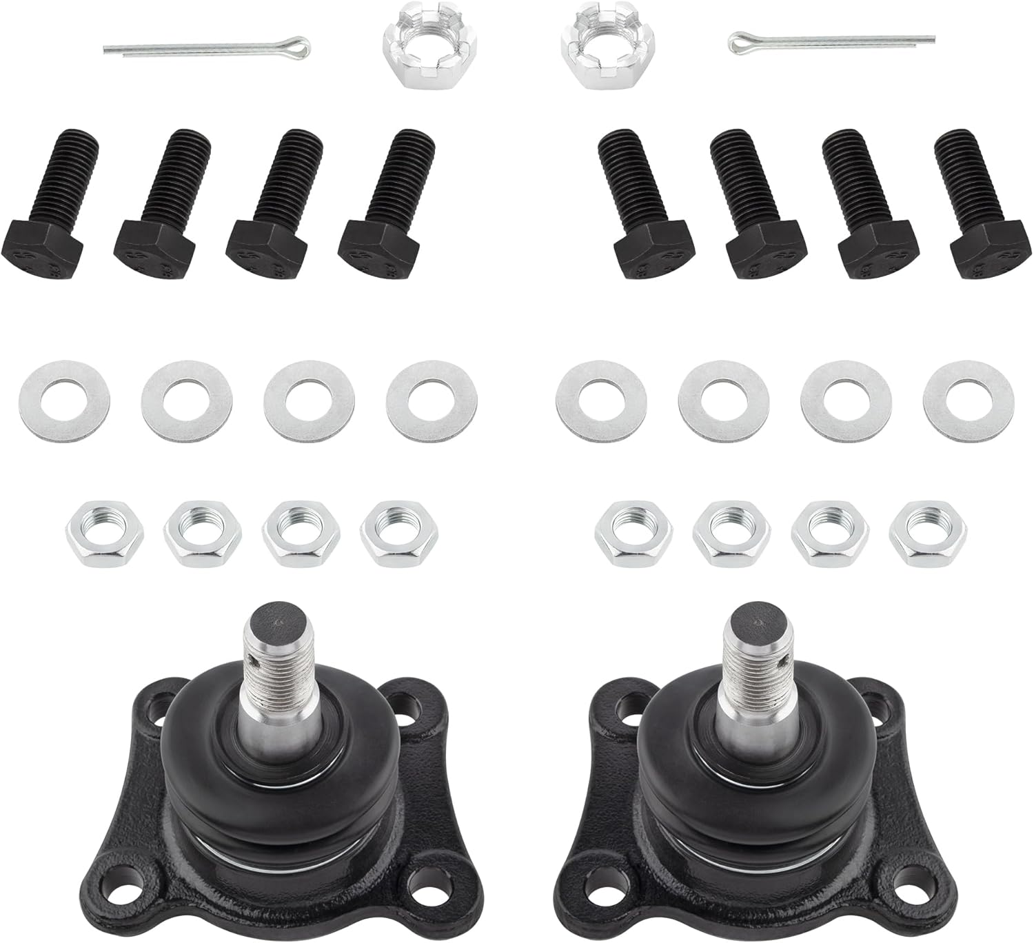 12 Steering & Suspension Kit Ball Joints Tie Rods Pitman Arm Idler Arm Adjusting Sleeve for Toyota 4Runner 1986-1989,for Toyota Pickup 1986-1989 4WD ES2369 K9587 K9482 K9422 K9424 ES2376 ES3003