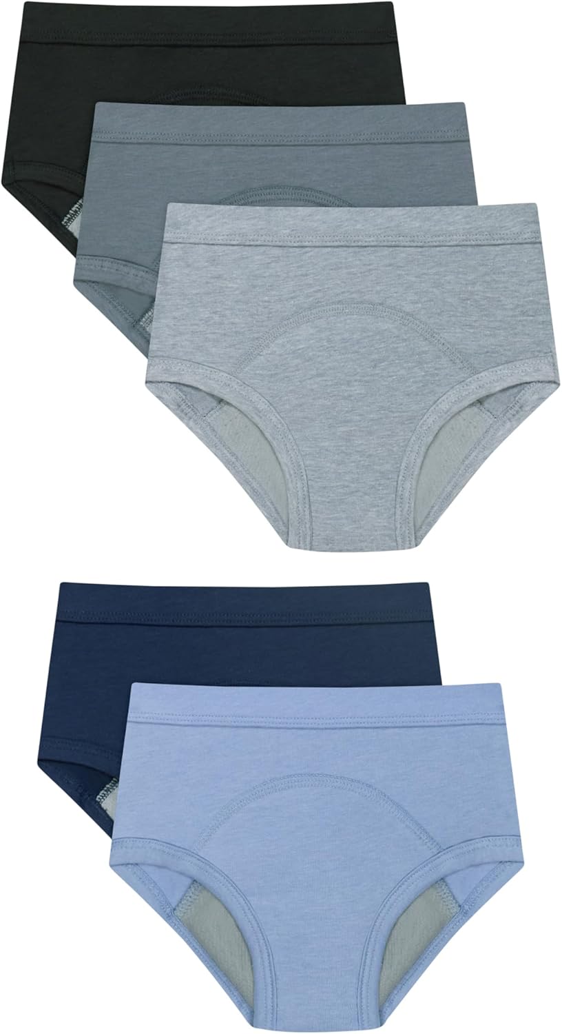 Hanes baby-boys Potty Training Underwear Brief, Heavy Absorbency Toddler Boys' Cotton Training Underwear, 5 Pack - Image 3