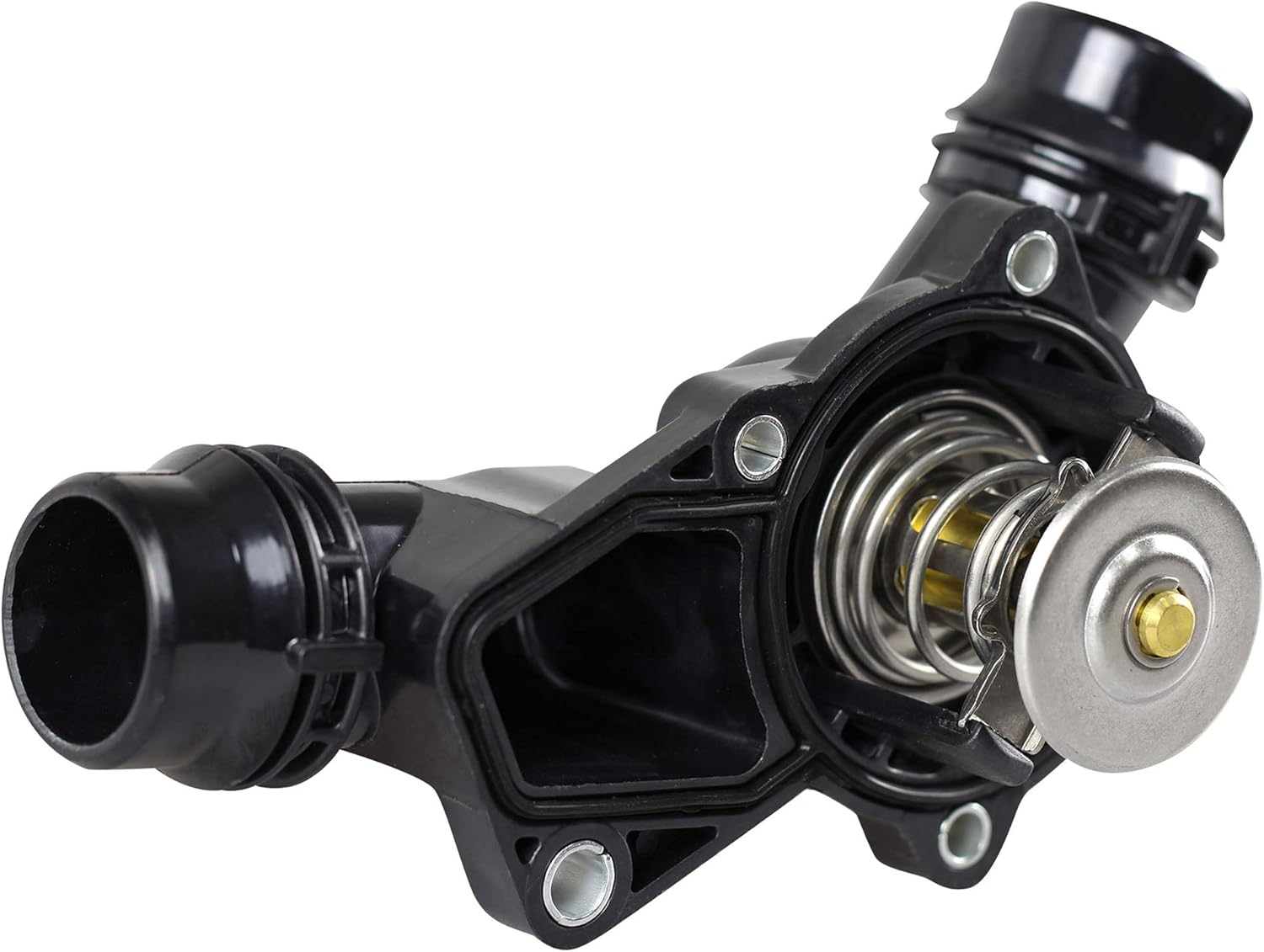 11531437040 Engine Coolant Thermostat & Housing for BMW E46 E36 E60 E83 E85 X5 X3 Z3 Z4 323i 325i 330i 525i 528i 530i 1999-2006, 11537509227 111530139877