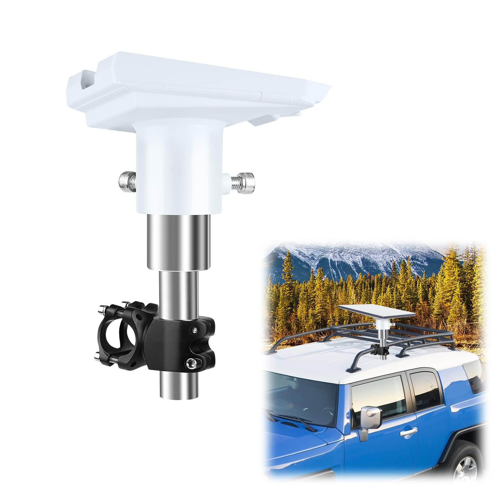 Starlink Gen 3 RV Ladder Mount, Starlink Kit Completoadattatore per tubi Starlink Gen 3 Adatto per Tetti, Camper, SUV, Camion o Barche